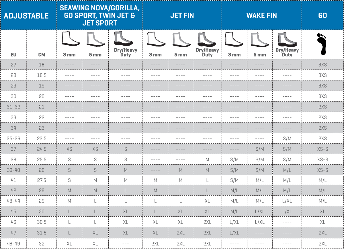 Scubapro Fins Adjustable
